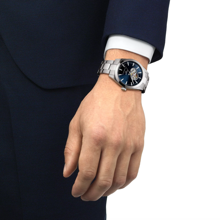 Gentleman Powermatic 80 Open Heart 40MM Watch