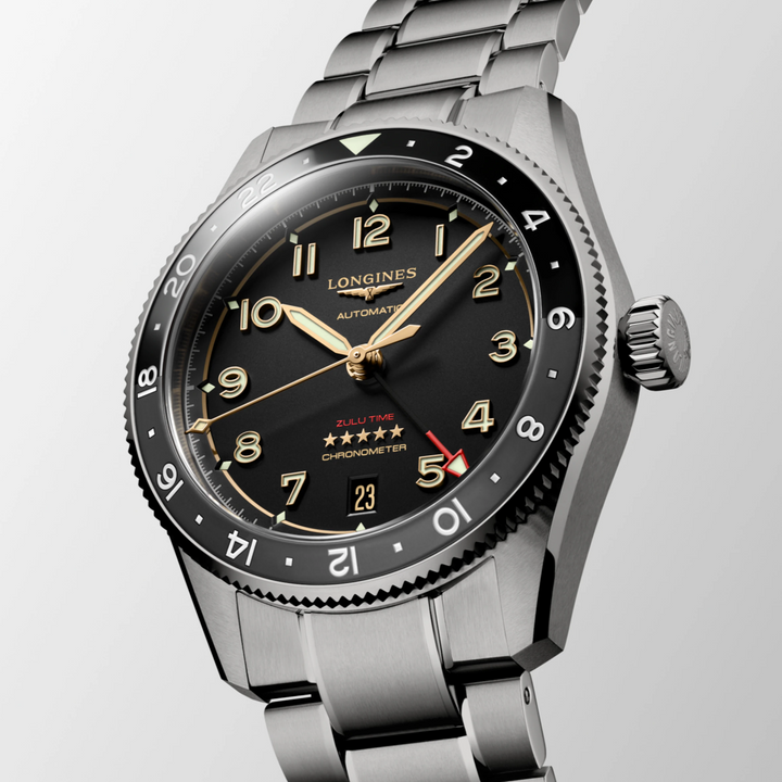 Spirit Zulu Time Titanuim Black 39MM Watch