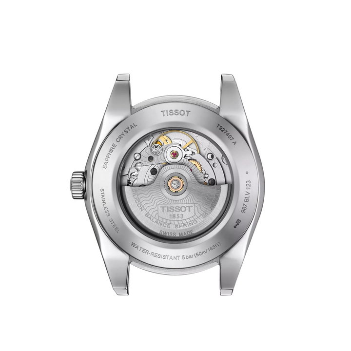 Gentleman Powermatic Black Dial and Strap 40MM Watch