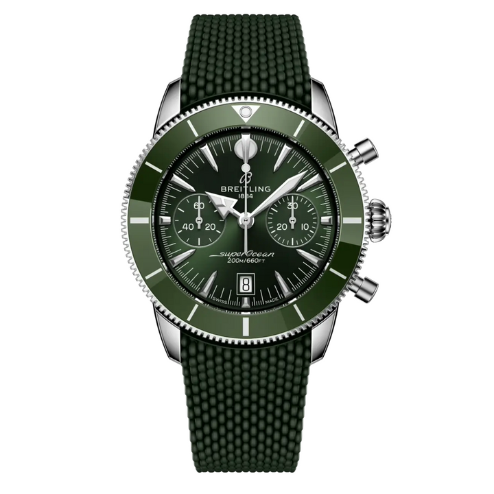 Superocean Heritage B01 Chronograph Green Dial and Strap 42MM Watch