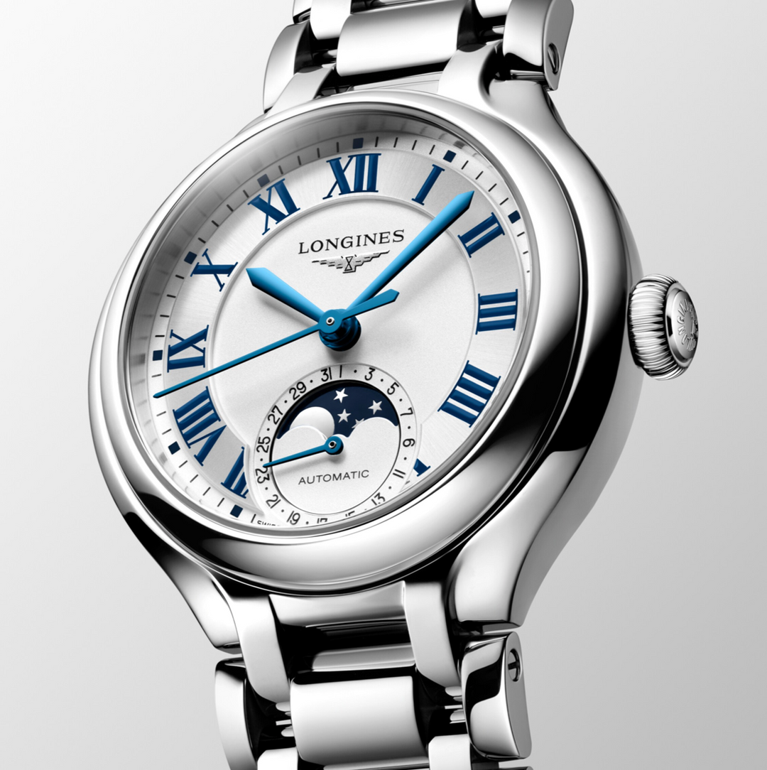 Primaluna II Moonphase Stainless Steel 34MM Watch
