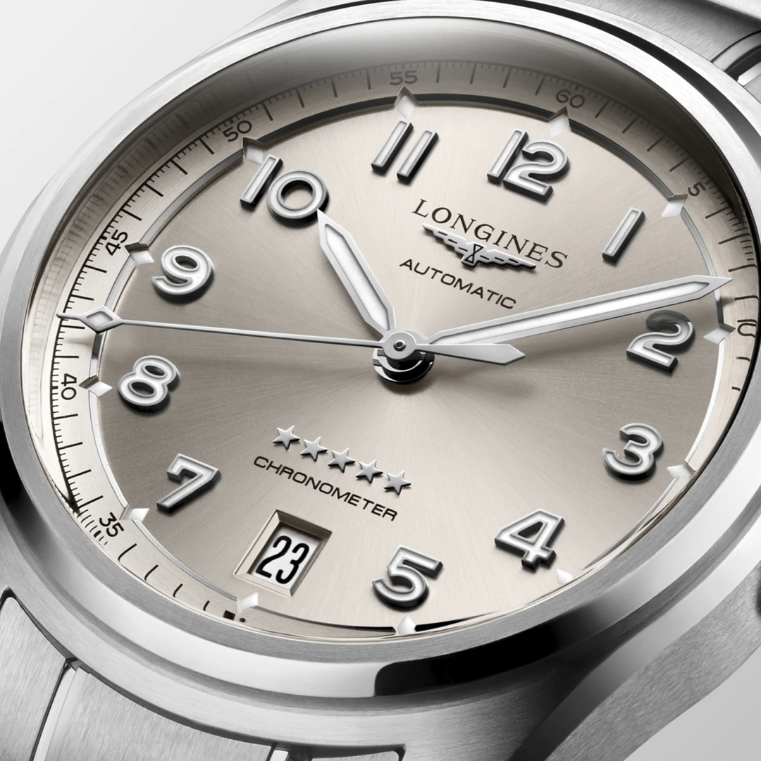 Spirit Silver Dial 37MM Watch