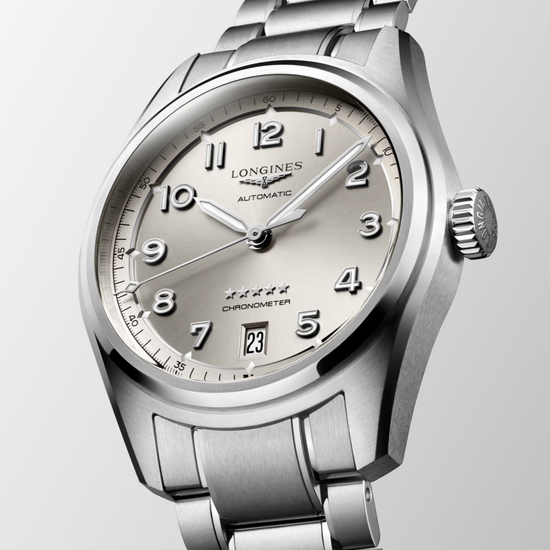 Spirit Silver Dial 37MM Watch