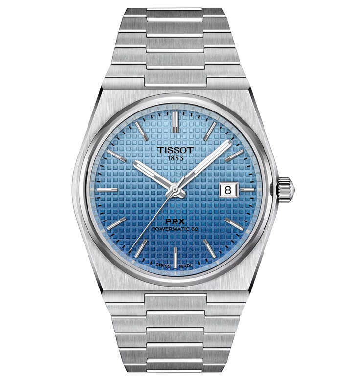 PRX Powermatic 80 Ice Blue Chameleon 40MM Watch