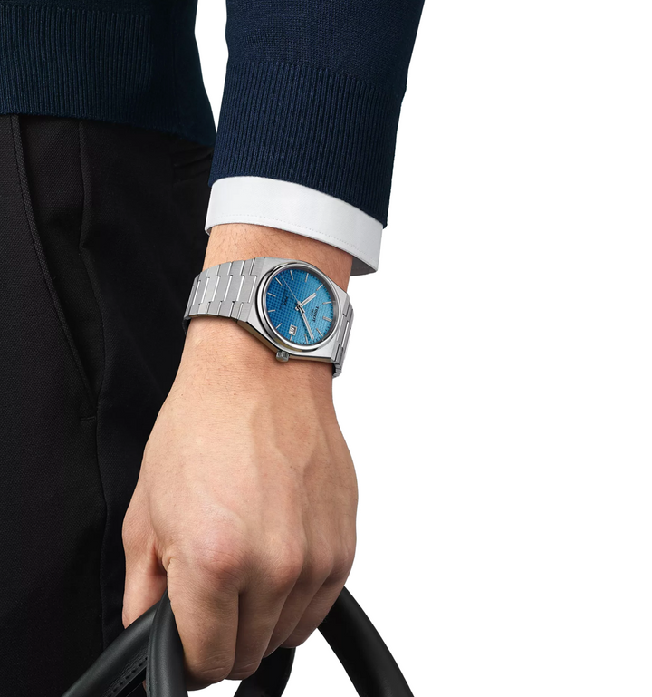 PRX Powermatic 80 Ice Blue Chameleon 40MM Watch