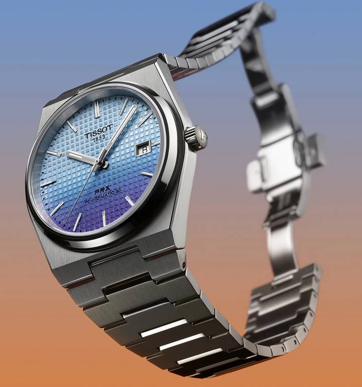 PRX Powermatic 80 Ice Blue Chameleon 40MM Watch