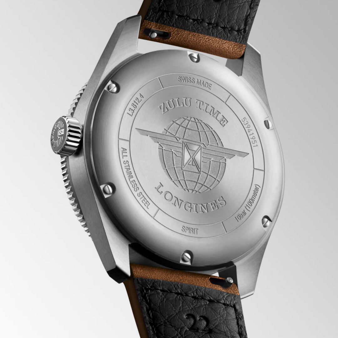 Spirit Zulu Time Blue Bezel with Black Dial 42MM Watch