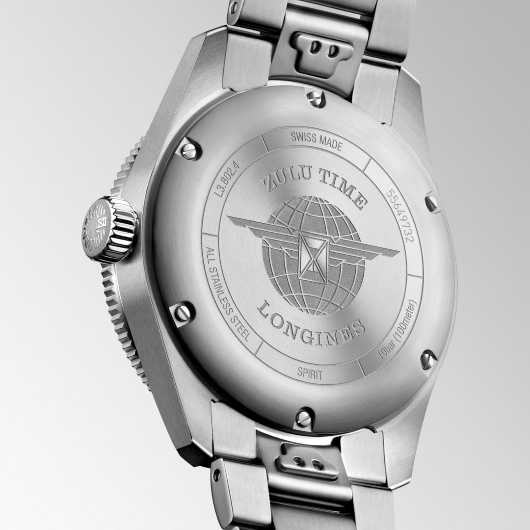 Spirit Zulu Time Blue Bezel 39MM Watch