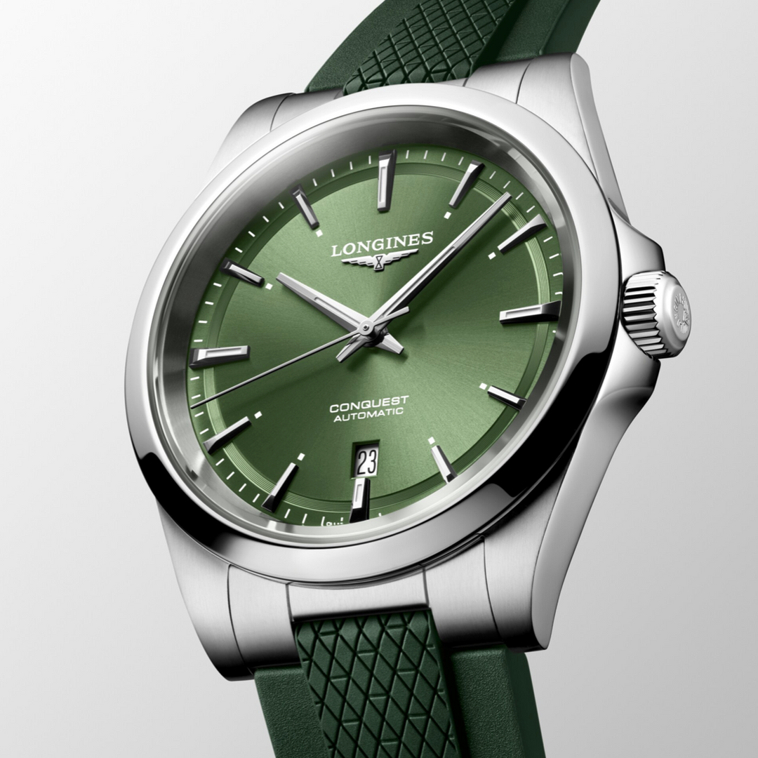 Conquest Green Dial and Strap 41MM Watch