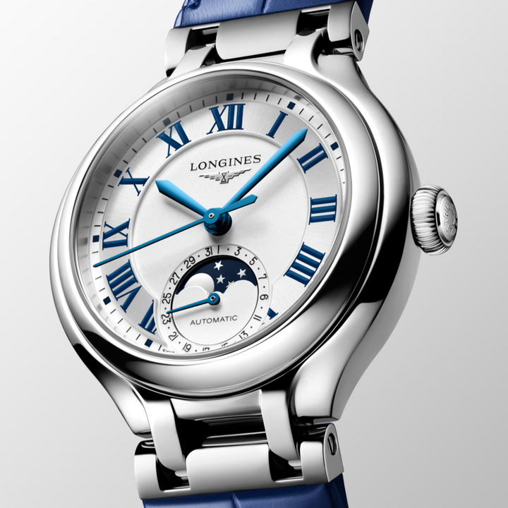 Primaluna II Moonphase Stainless Steel 34MM Watch