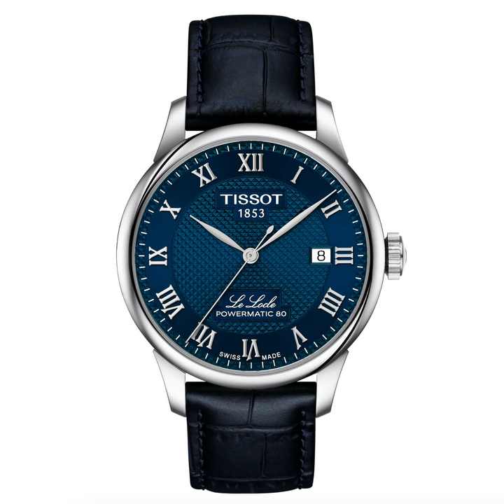 Le Locle Blue Dial and Strap 39MM Watch