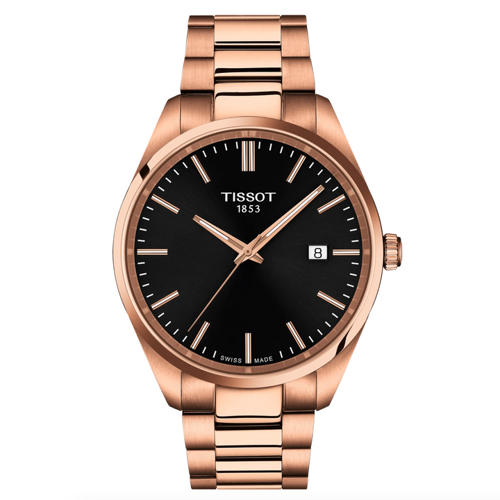 PR 100 Rose Gold PVD with Black Dial 40MM Watch