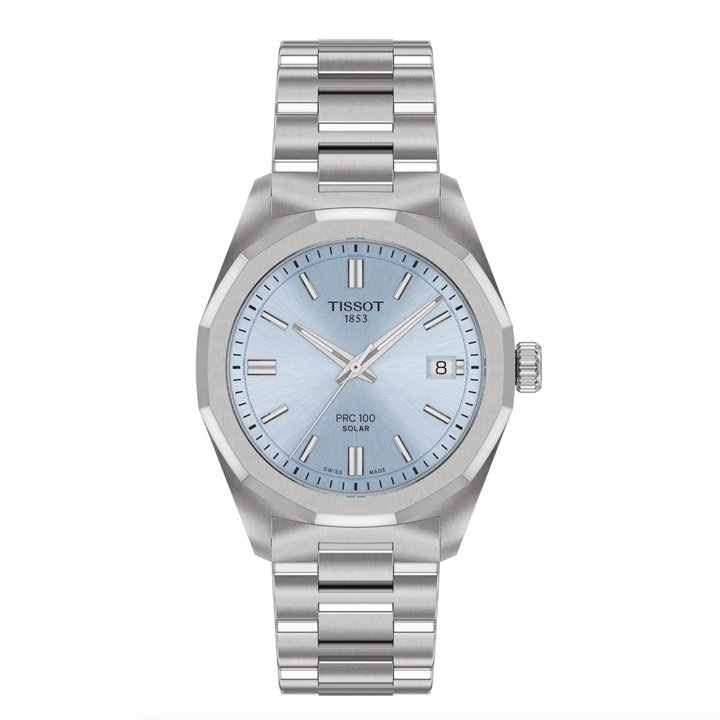 PRC 100 Solar Ice Blue 34MM Watch