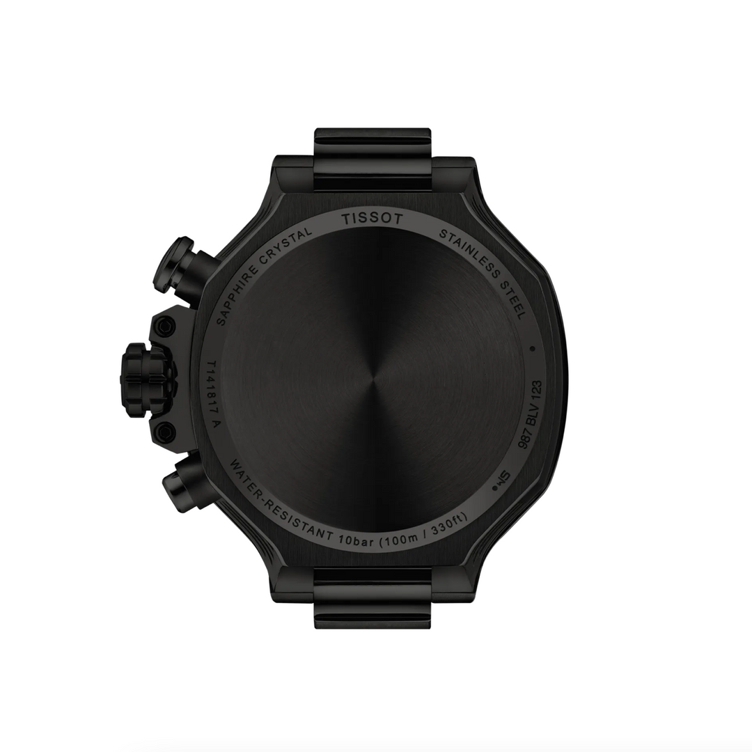 T-Race Moto Black Dial and Strap 38MM Watch