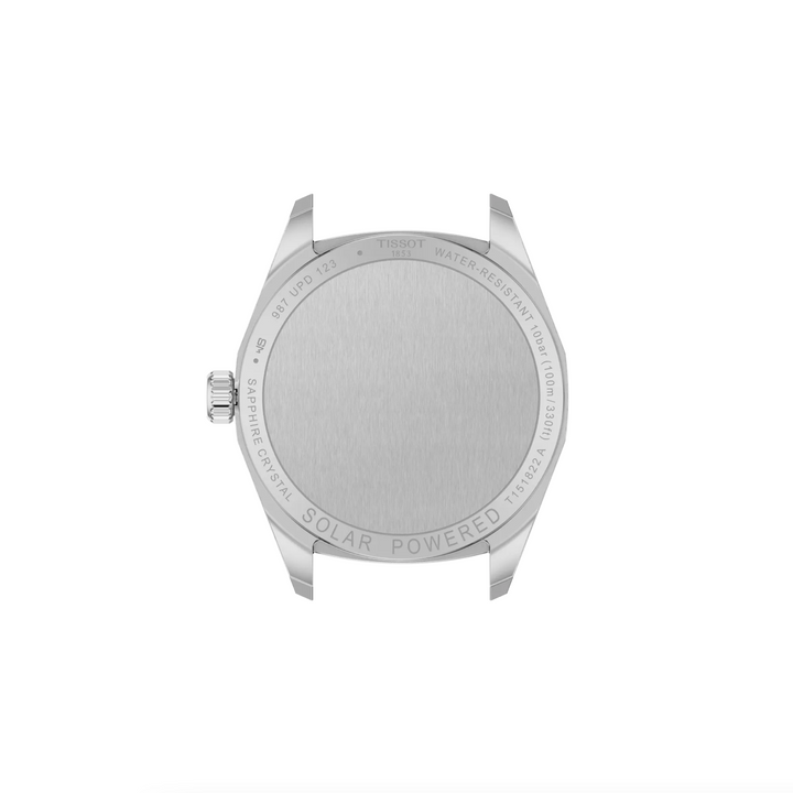 PR 100 Solar Stainless Steel with Silver Dial 39MM Watch