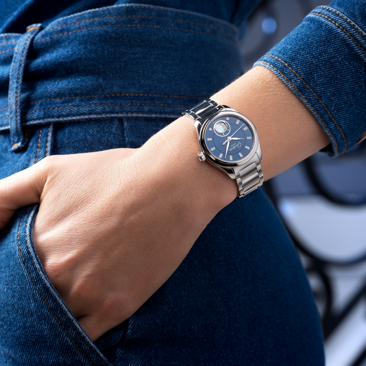 Serenade Luna Watch, Blue Dial 32.50MM