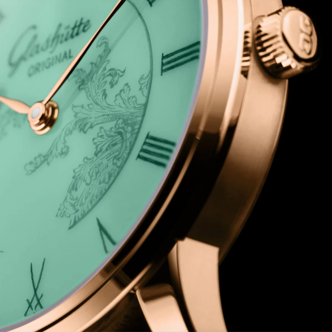 Senator Meissen Watch, Green Dial 40MM