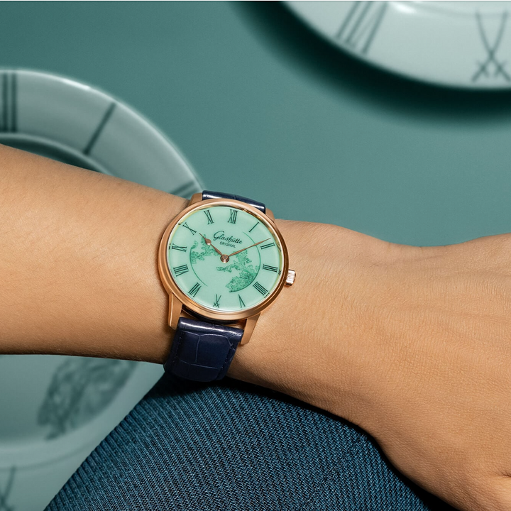 Senator Meissen Watch, Green Dial 40MM