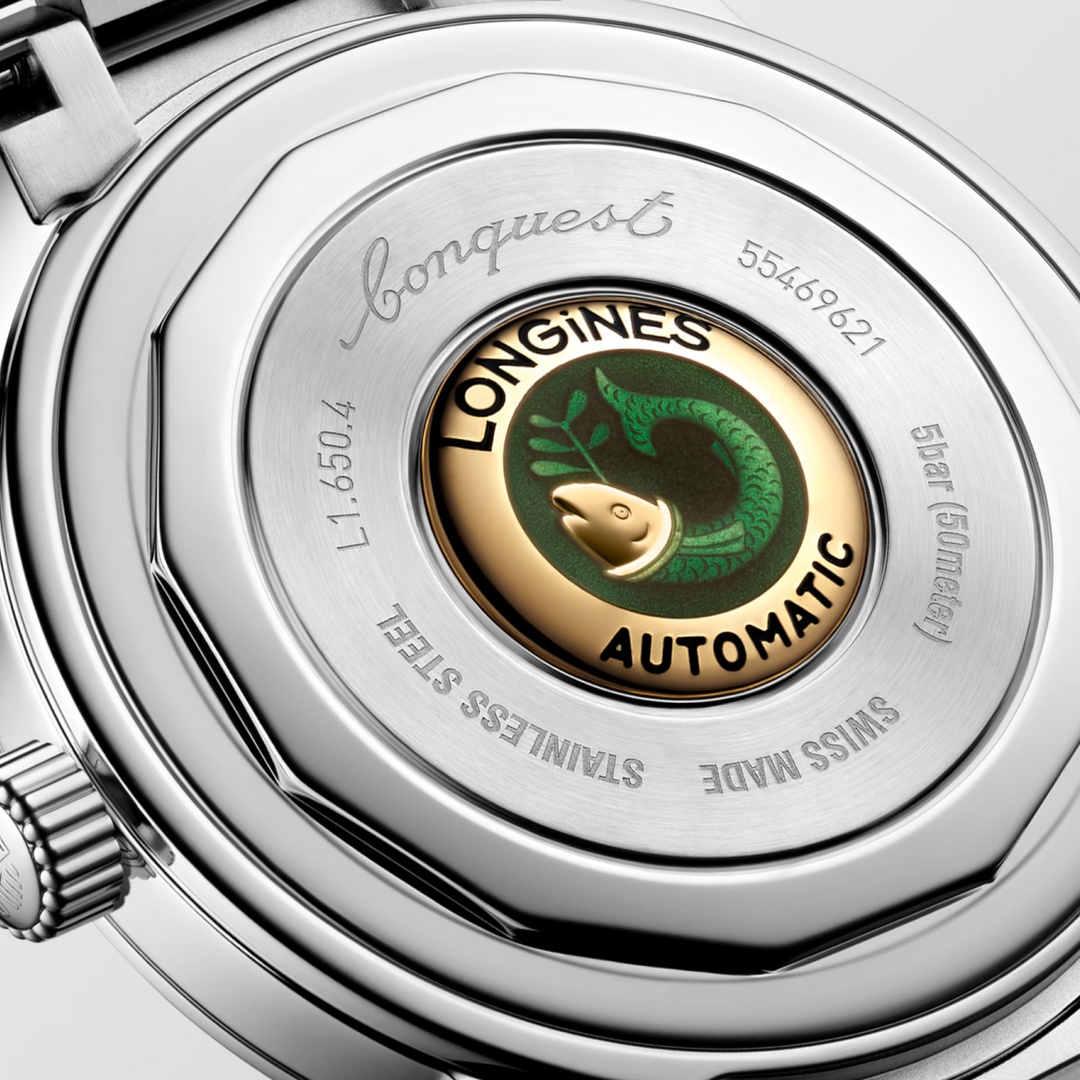 Conquest Heritage Blue Dial 38MM Watch