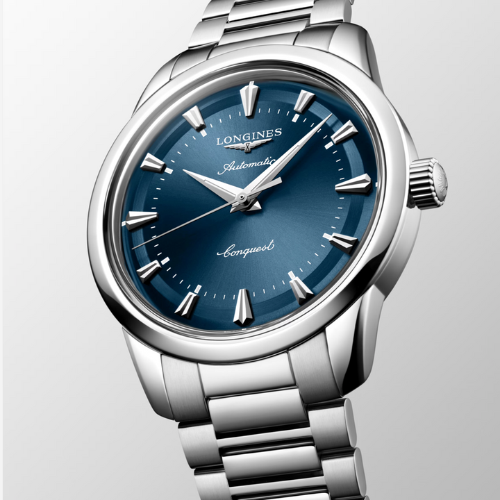 Conquest Heritage Blue Dial 38MM Watch