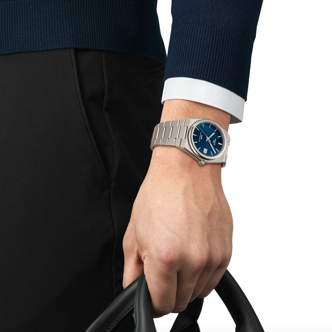 PRX Titanium Powermatic 80 Blue Dial 38MM Watch