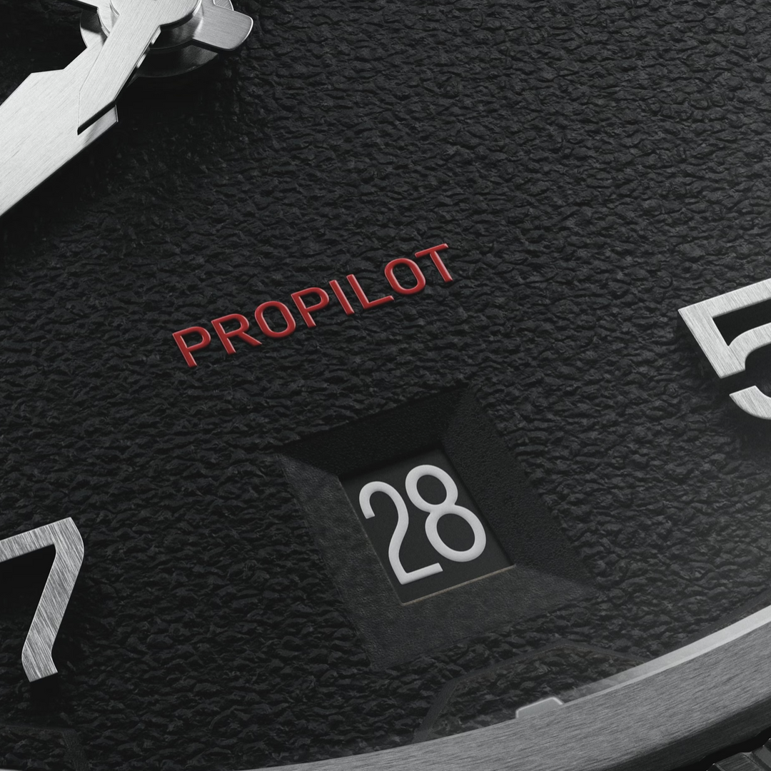 ProPilot Date Stainless Steel with Black Dial 41MM Watch