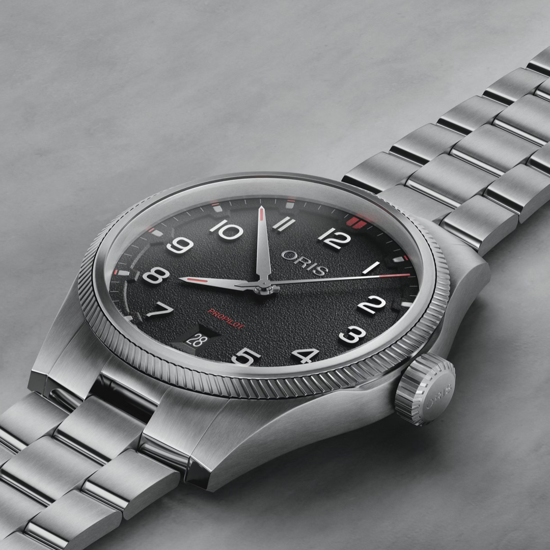 ProPilot Date Stainless Steel with Black Dial 41MM Watch