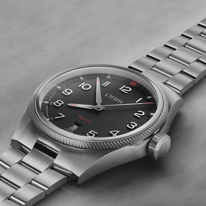 ProPilot Date Stainless Steel with Black Dial 41MM Watch