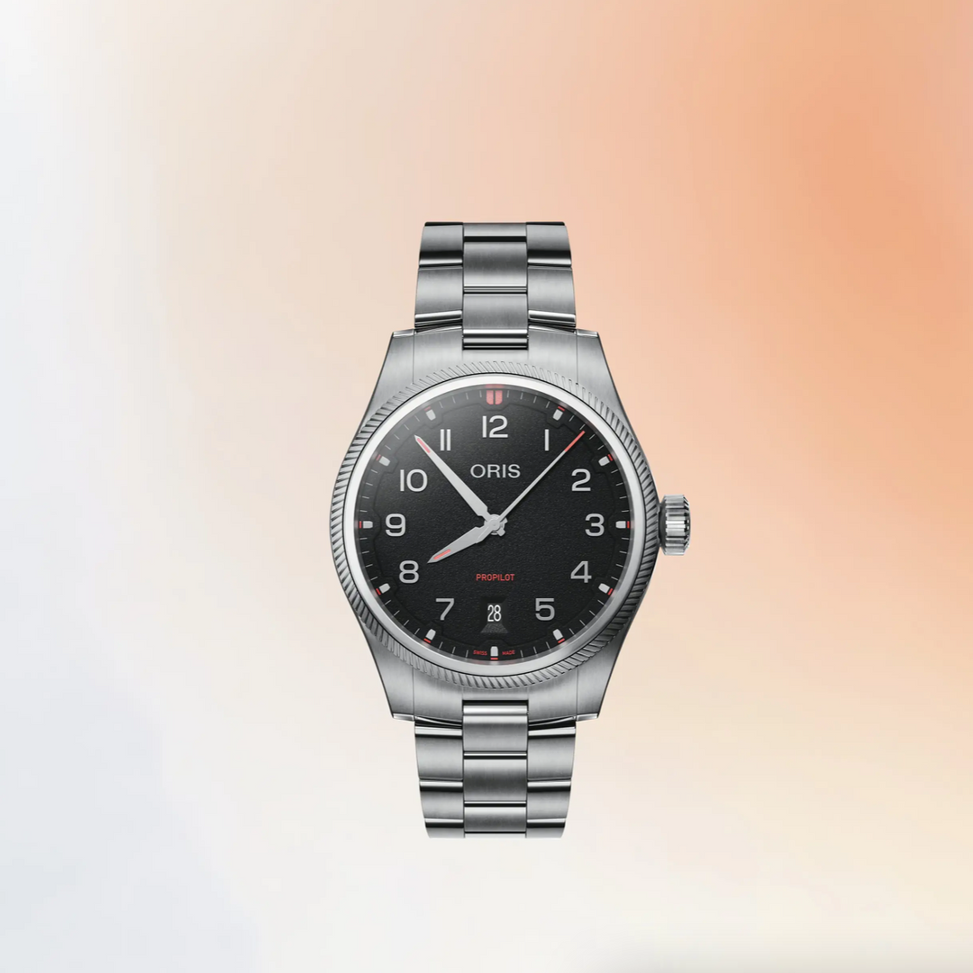 ProPilot Date Stainless Steel with Black Dial 41MM Watch