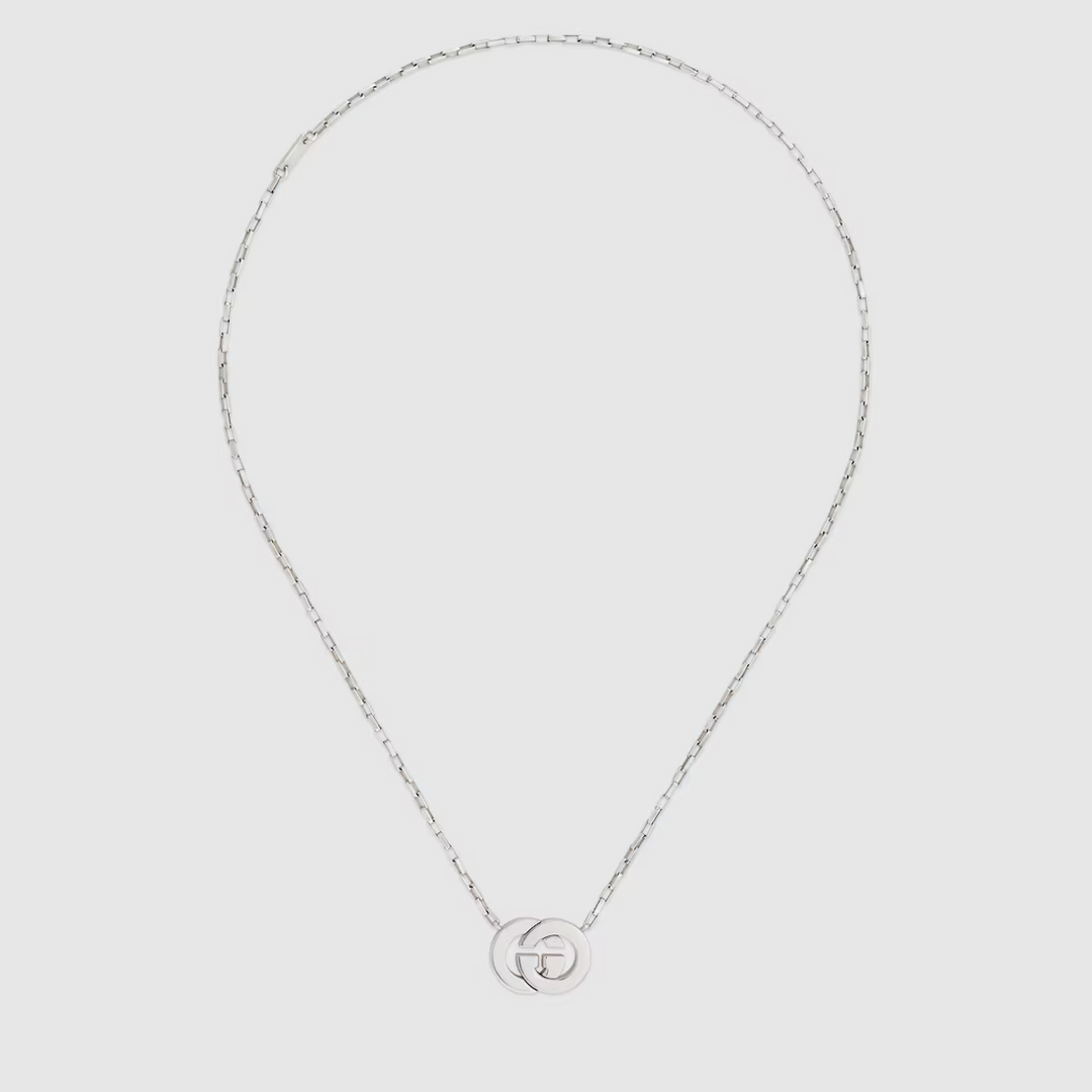 Interlocking Magnetic Silver Pendant Necklace