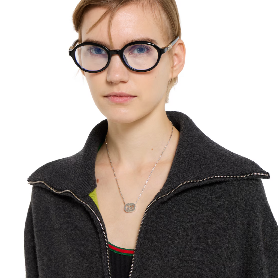 Interlocking Magnetic Silver Pendant Necklace