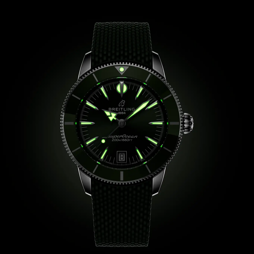 Superocean Heritage B31 Green Dial and Strap 40MM Watch