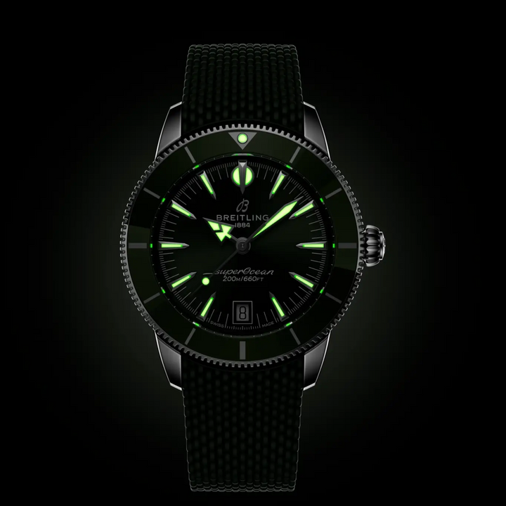 Superocean Heritage B31 Green Dial and Strap 40MM Watch