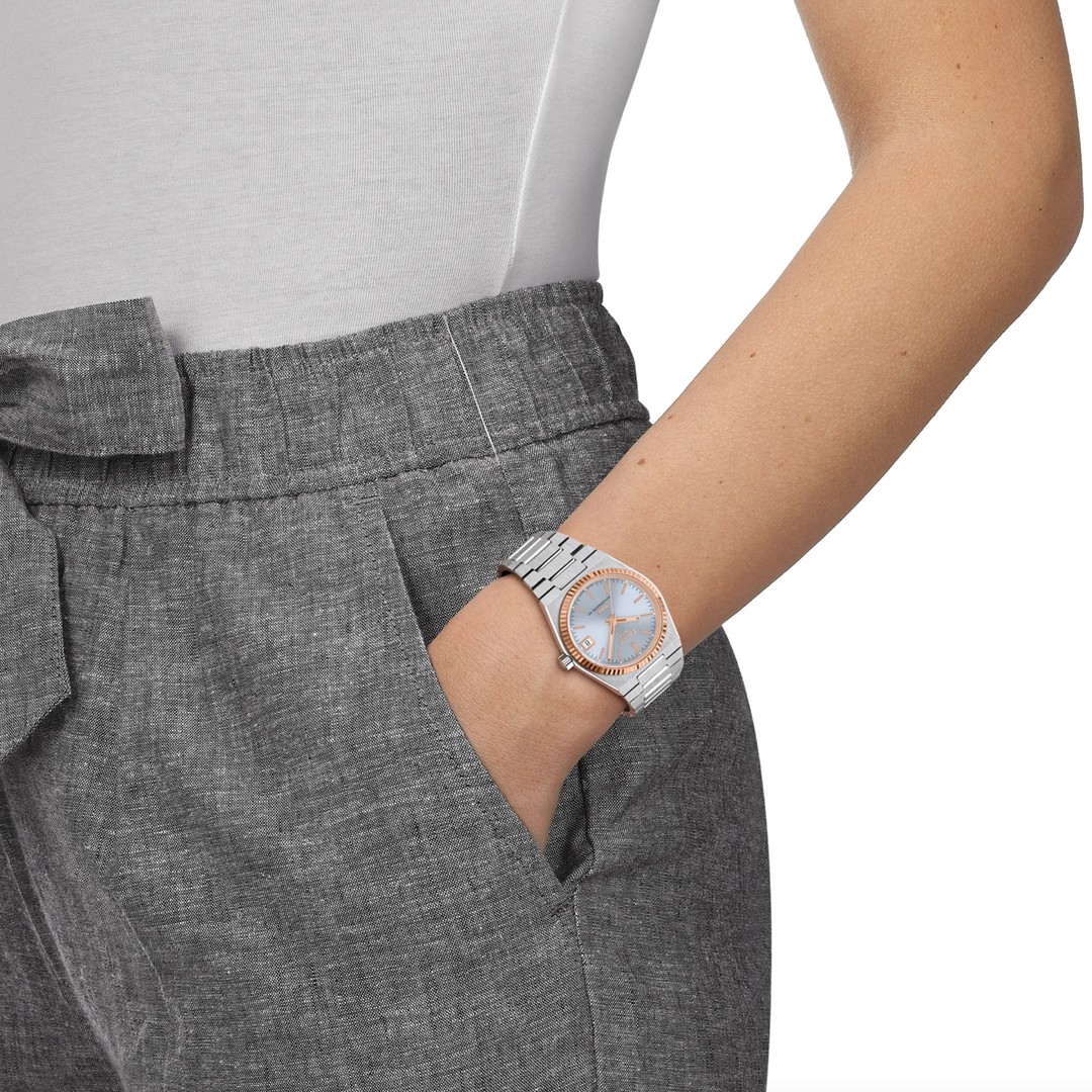 PRX Stainless Steel and Rose Gold 35MM Watch