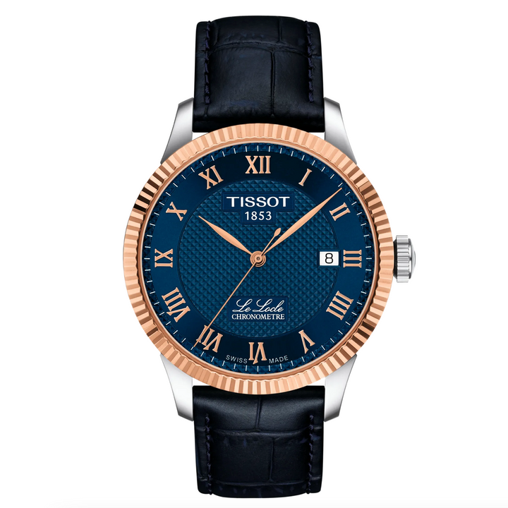 Le Locle Rose Gold Bezel 39MM Watch