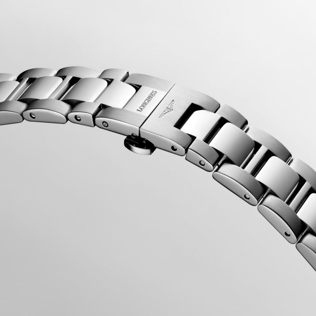 Conquest Black Dial 34MM Watch