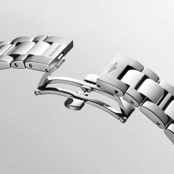 Conquest Black Dial 34MM Watch