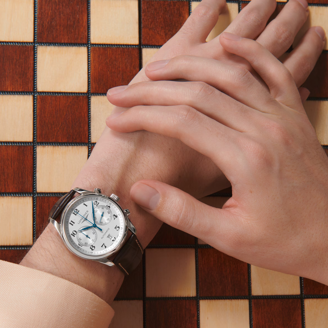 Master Collection Chronograph Brown Strap 40MM Watch