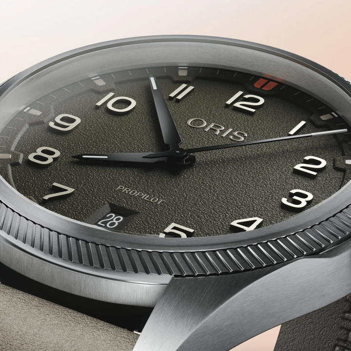 ProPilot Date Green Dial and Strap Leather Strap 41MM