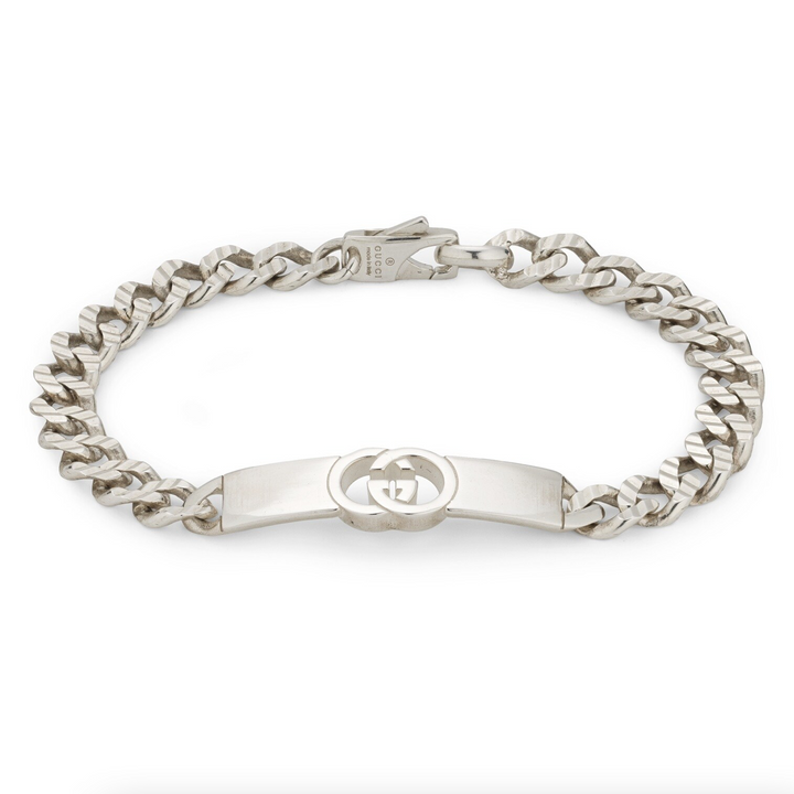 Interlocking GG Silver Bracelet