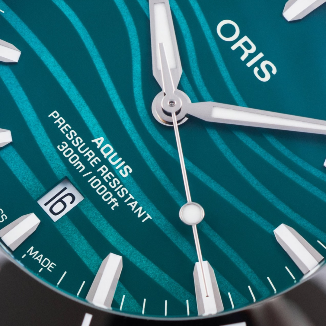 Aquis Date Aqua Wave Dial Yangtze Jiangtun Limited Edition