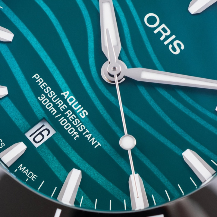 Aquis Date Aqua Wave Dial Yangtze Jiangtun Limited Edition
