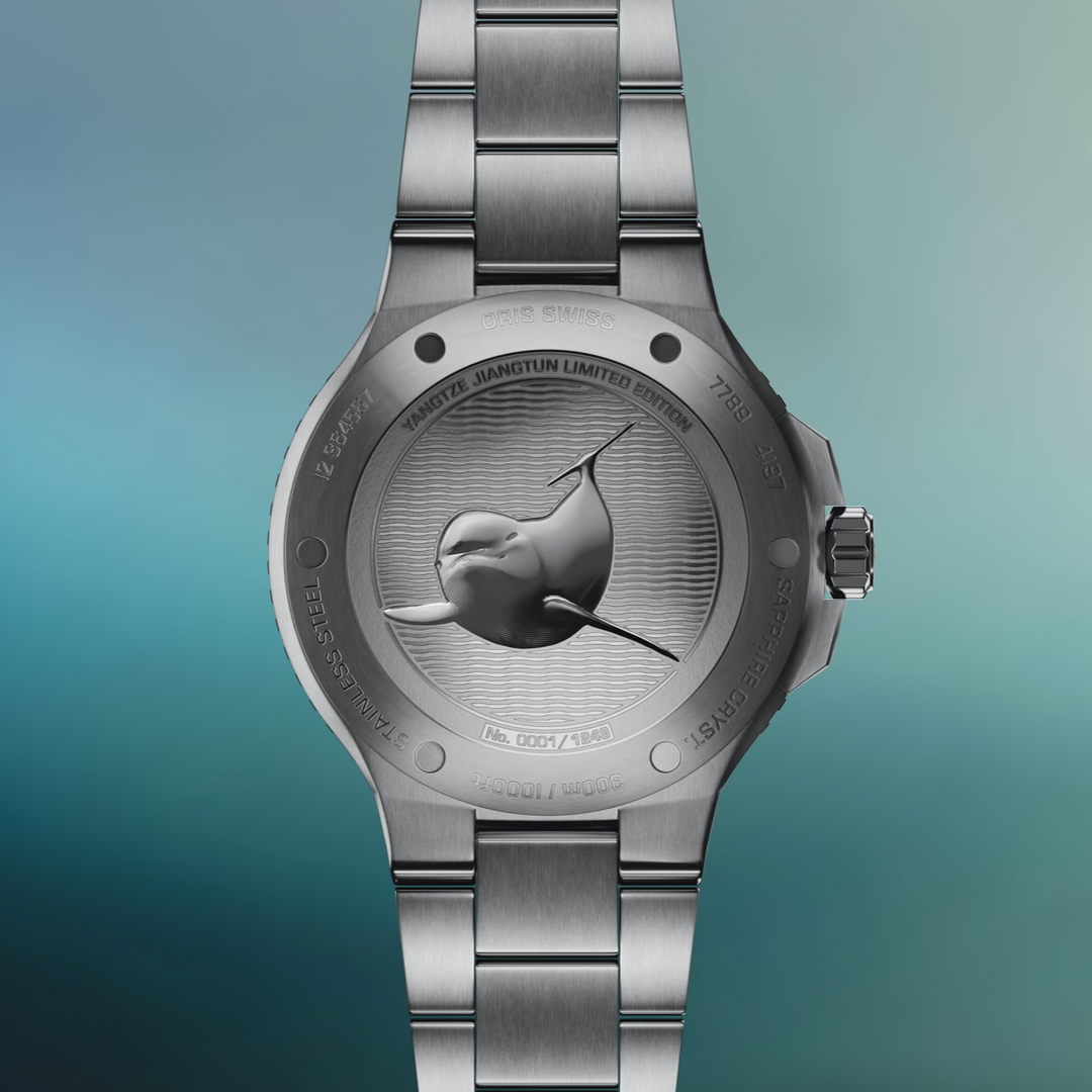 Aquis Date Aqua Wave Dial Yangtze Jiangtun Limited Edition