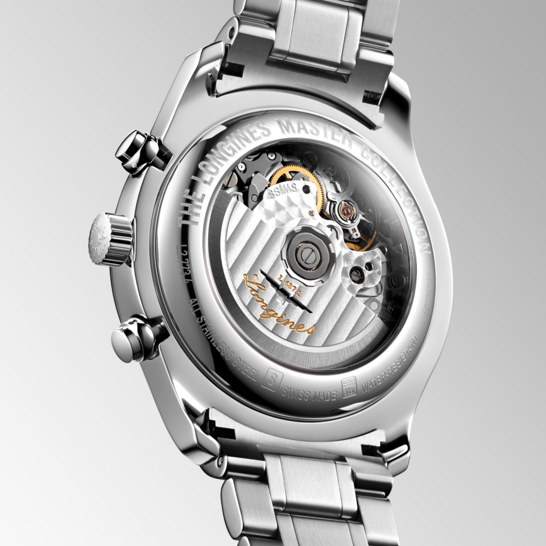 Mater Collection Chronograph Moonphase Blue Dial 42MM Watch