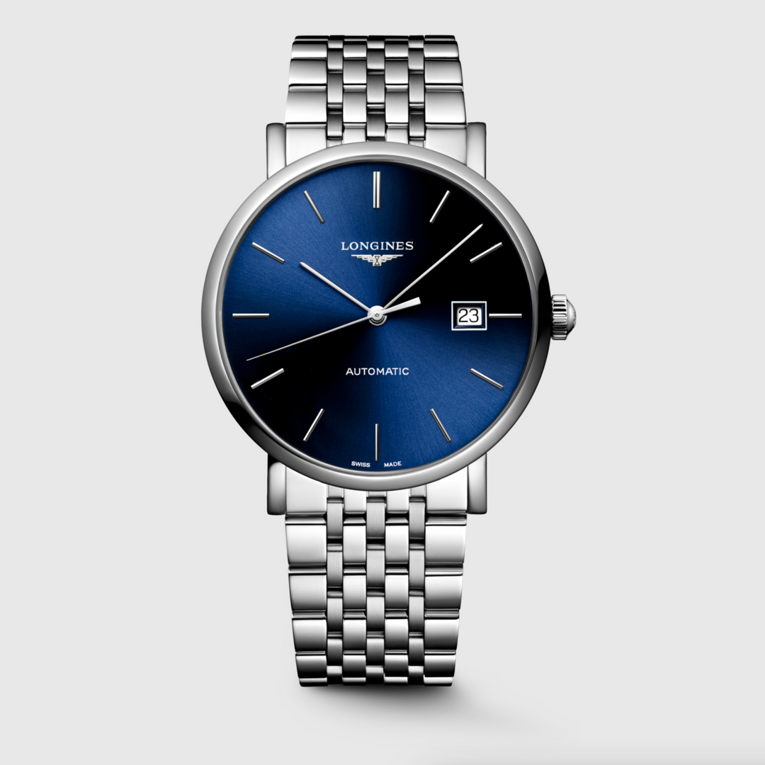 Elegant Collection Sunray Blue Dial 39MM Watch