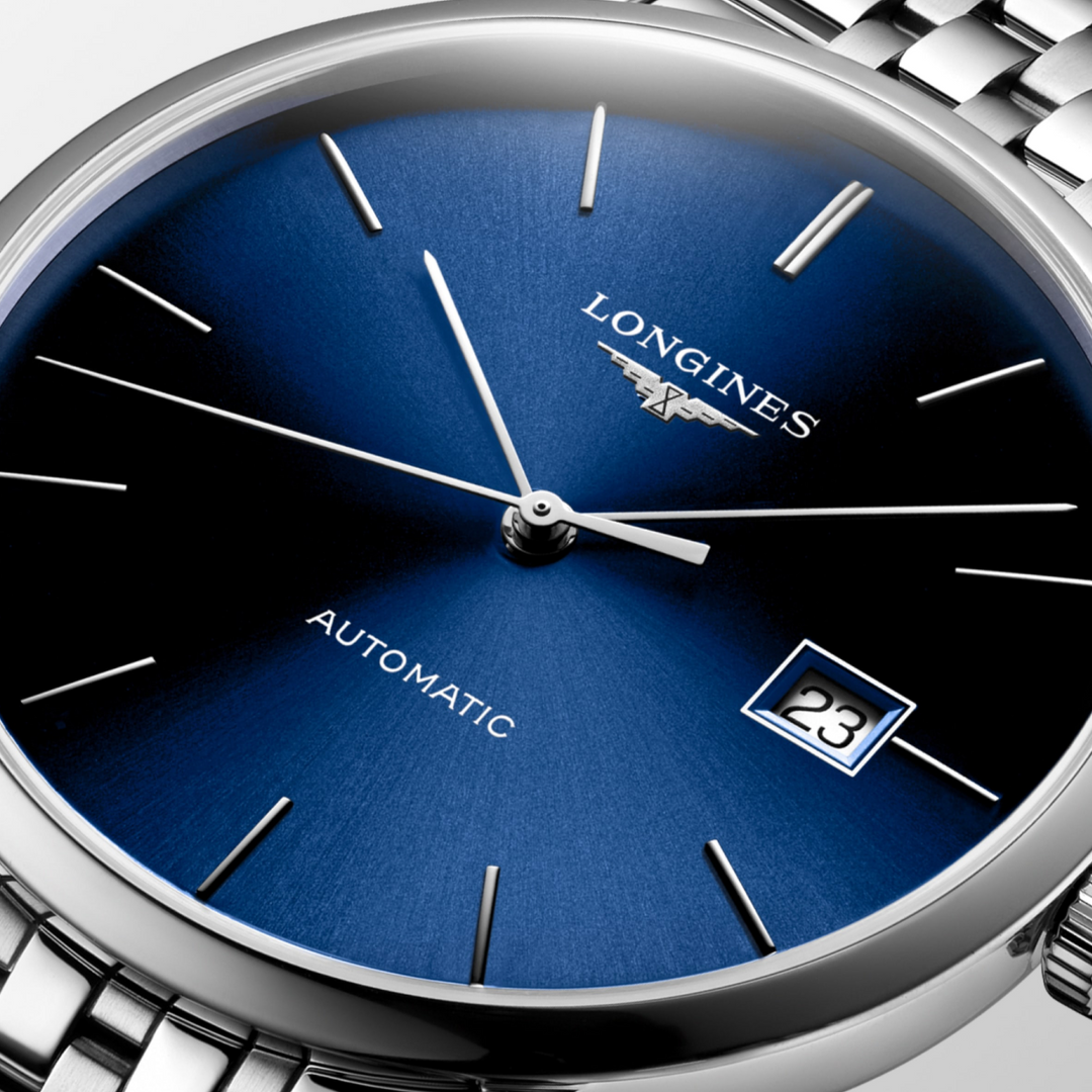 Elegant Collection Sunray Blue Dial 39MM Watch