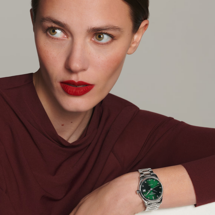 Master Collection Green Dial 34MM Watch