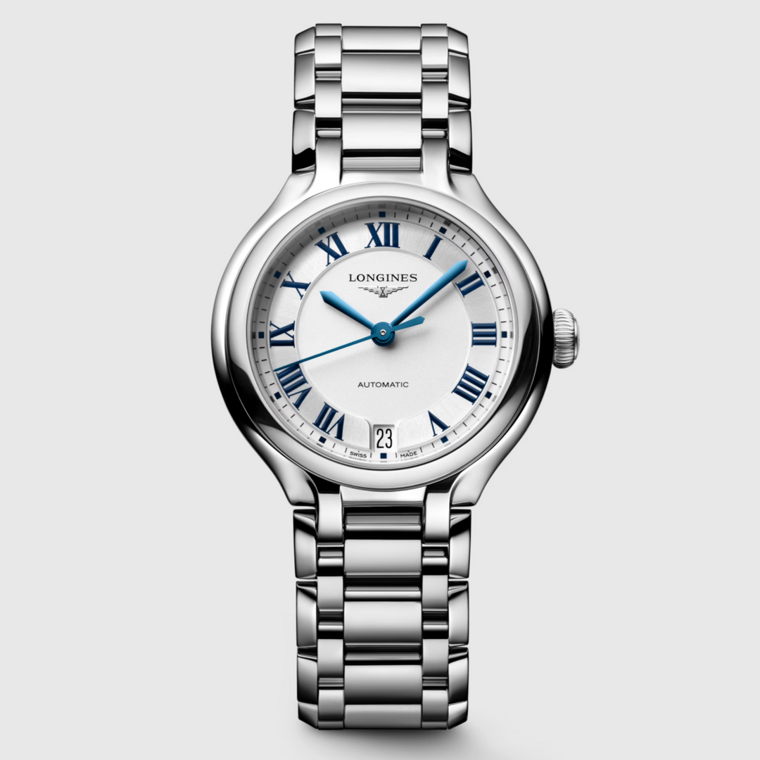 Primaluna Silver Roman Dial 34MM Watch
