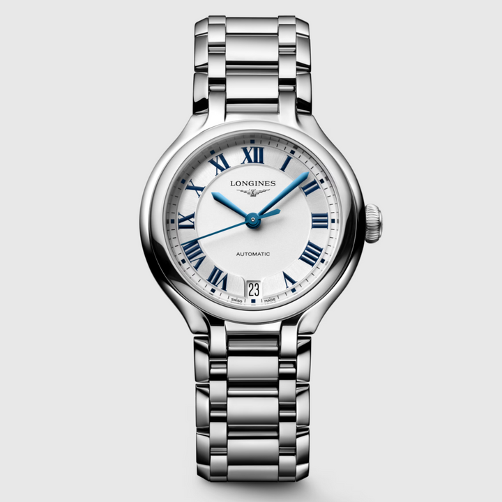 Primaluna Silver Roman Dial 34MM Watch