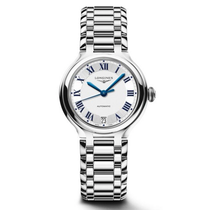 Primaluna Silver Roman Dial 34MM Watch